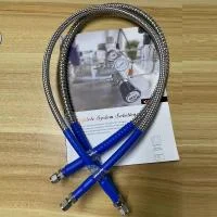 Металлорукав гибкий 275 бар  SS316L, длина-1000мм, соед. оба конца 1/4 FNPT,  /Metal Hose,275 bar, SS316L  length-1000mm Both size con.: 1/4FNPT